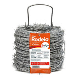 Arame Farpado Fio 16 100m Rodeio Belgo