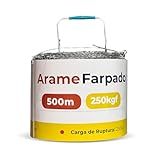 Arame Farpado Galvanizado Cerca Rural 500kgf 500m - Makrometal-