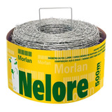 Arame Farpado Nelore Morlan Para Cerca Rolo 500 Metros