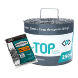 Arame Farpado Top 250m Brinde