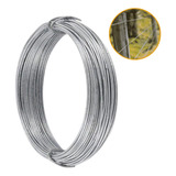 Arame Galvanizado Liso Cerca Artesanato N 10 Bwg 3 4mm 1kg