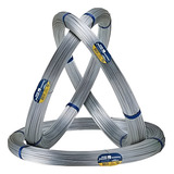 Arame Ovalado Gerdau Liso 1000 Metros Galvanizado 2 4x3 0mm 