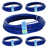 Arame Revestido Azul Para Alambrado Fio 14 Bwg 2 80mm 5kg