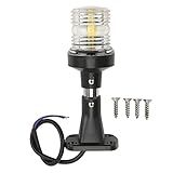 Aramox Luz De Navegação Para Barcos 6 Altura LED Arco Popa Luz De Sinalização De Navegação 5000K 360 Iluminação Em Toda A Volta Da Lâmpada 3NM Visibilidade DC12V 24V Para Lancha De Iate