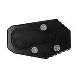 Aramox Placa De Extensão De Suporte Apta Para R1200RT 2014 2018 Ampliador De Base De Suporte Lateral De Motocicleta Suporte Antiderrapante Preto 
