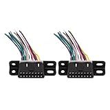 Aramox Plugue De Diagnóstico De Carro De 16 Pinos 2 Peças De Diagnóstico OBD2 16 Pinos Conector Fêmea Chicote De Carro 16 Pinos Plugue Fêmea Universalmente Adequado Para A Maioria Dos Conectores OBD2