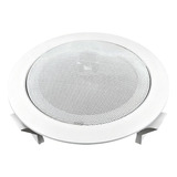 Arandela 6 Polegadas Som Ambiente Teto Gesso Redonda Cor Branco