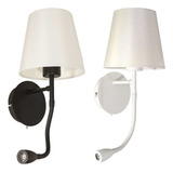 Arandela De Cabeceira Cozy Abajur P Lampada E27 Com Led 2w Regulavel Orientável P Leitura St1328