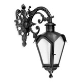 Arandela De Ferro Colonial Sinha Lanterna Para Baixo 1517p