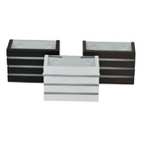 Arandela Externa Frisada 2 Fachos Interna Muro Parede Estrutura Marrom 110v 220v bivolt 