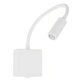 Arandela Leitura Cabeceira Cama Articulavel Branca 3000k Cor Branco 110v 220v