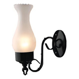 Arandela Luminaria Colonial Vintage Premium 270 Marrom Cor Preto leitoso 110v 220v