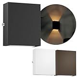 Arandela Mini Slim Moderna Efeito Interna Externa Led 5w G9 Bivolt MF143 Preto Branco Frio 