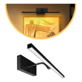Arandela Quadro Perfil Led 6w 3000k Preto
