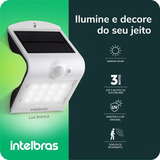 Arandela Solar Integrada Intelbras Asi 220 Luz Branca