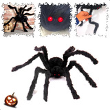Aranha Peluda Grande Decoração Halloween Enfeite Porta Pared