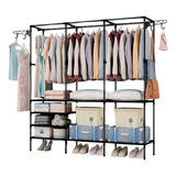 Arara Cabideiro Para Roupa Triplo Cabides Sapateira Multiuso
