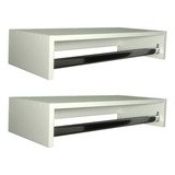 Arara Para Lojas Cabideiro De Roupa Kit 2 Un 60cm 100 Mdf