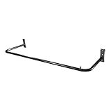 Arara Para Roupa De Parede Simples Preta 1 00m