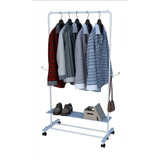 Arara Roupas Aço Sapateira Cabideiro Rodinhas Aço