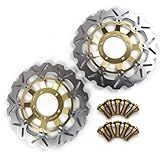 Arashi Discos De Freio Dianteiros Rotores Com Parafusos De Montagem Para Triumph Daytona 675 2006 2016 675R 2010 2012 Street Triple 675 2007 2012 675R 2009 2012 Acessórios De Substituição De