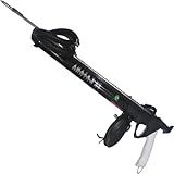 Arbalete Pk Katana Brasil Inox Dual Elástico 16mm Azul Marrom Camuflado Para Pesca Sub Mergulho Shark Preto 70 Cm