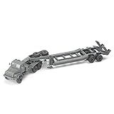 ARCADORA 4D 1 72 Russian KrAZ 260B Military Truck Assembly Model Traction Transport Truck Simulation Military Ornaments DIY Model