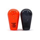 Arcity 2 Peças Arcade Joystick Oval Bat Top Knob Ball Top Transparente Alça Transparente Estilo Americano Para Zippy SANWA SEIMITSU Arcade1up Gabinete De Console De Máquina Totalmente Vermelho E