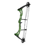Arco Composto Aurora Cb50g 55 Libras Verde Man Kung Orientação Da Mão Destro