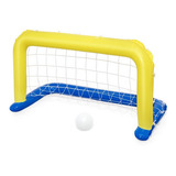 Arco De Pólo Aquático Inflável Com Bola 52123 Bestway Color Azul amarelo