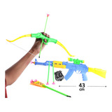 Arco E Flecha Arma Arminha Fuziu Escopeta Brinquedo Infantil