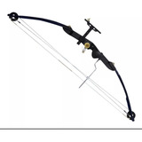 Arco E Flecha Composto Nautika 48lb Com Suporte E 10 Flechas