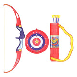 Arco E Flecha Infantil C Bolsa Aljava Alvo Mulher Maravilha