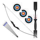 Arco E Flecha Profissional Ambidestro 40lbs Flecha E Alvos
