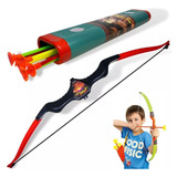 Arco Flecha Infantil Bolsa Aljava Lançador Dardos Barato E