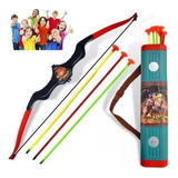 Arco Flecha Infantil Bolsa Aljava Lançador De Dardos Barato