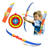 Arco Flechas Arqueiro Infantil Alvo Bolsa Aljava Brinquedo