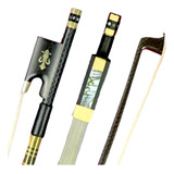 Arco Para Violino Fibra De Carbono Tramado Gold