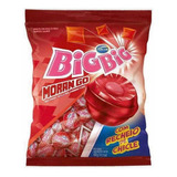 Arcor Big Big Pirulito Recheio Do Chiclete Morango 500g
