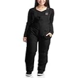 Arctic Hero Babador De Neve Feminino Calças De Neve Isoladas à Prova D água Macacões De Esqui Snowboard P 2GG Preto Medium