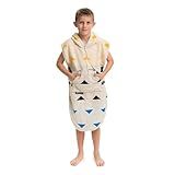 Arcturus Poncho De Surf Toalha Com Capuz E Saída De Cama 100 Veludo De Algodão Design 2 Em 1 Converte Seu Poncho Em Uma Toalha De Praia The Wedge Kids 