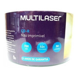 area21 -area21 50 Midia Cd r Virgem Multilaser Clogo 52x 700mb 80min Cdr