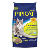 Areia De Gato Pipi Cat Campestre 4kg