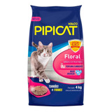 Areia De Gato Pipi Cat Floral 4kg