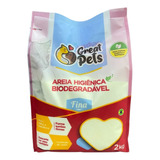 Areia Fina Higiênica Biodegradável Para Gatos