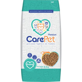 Areia Granulada De Madeira Premium Carepet P Gatos 2 5kg