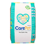 Areia Granulada De Madeira Premium Carepet Para Gatos 10kg