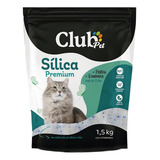 Areia Higiênica Sílica Premium Grossa Para Gatos Da Club Pet 1 5kg