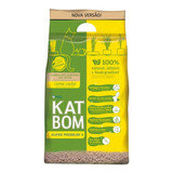 Areia Katbom Granulado Sanitário Para Gato Capim Limão 3kg