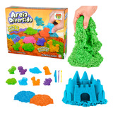Areia Mágica Modelar Brinquedo Massa Molde